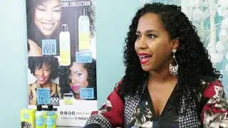 Shooting interview of Curls CEO Mahisha Dellinger