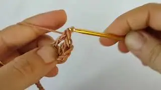 новый стежок для вязания крючком