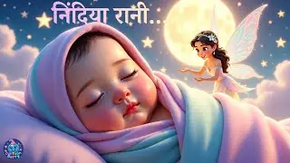 निंदिया रानी 🌙 | Hindi Lori for Baby Sleep | Soft Baby Lullaby | Kids Bedtime Song