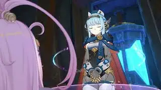 Aino checking on Ineffa [Genshin Animated Scene]