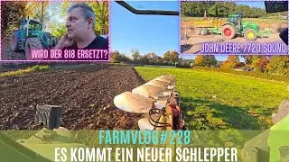 FarmVlog#228 Kann der neue Schlepper mithalten? / Baustelle/Bodenbearbeitung