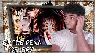 REACT Akaza, Douma & Kokushibo (Kimetsu No Yaiba) - Lua de Sangue | Okabe feat. @M4rkim & @AniRap