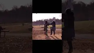 &lsquo;You can&rsquo;t do that!&rsquo; #hema #martialarts #swordfighting #falcheon #saber #buckler #fencing