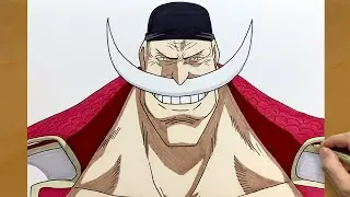 How to Draw Whitebeard from One Piece || Color Anime Drawing || Epic Drawing