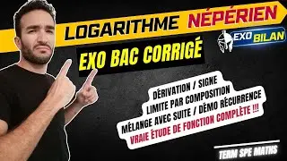 [TERM SPÉ MATHS] FONCTION LOGARITHME / MÉLANGE SUITE NUMÉRIQUE RÉCURRENCE EXO BAC 2021 🎯 CORRIGÉ