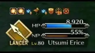 FGO NA - Reminder and Tip that Erice has really good NP gain refund if Instant Kill doesn't occur