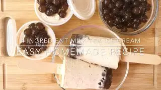 Milk Tea Icecream| Easy Homemade 4 Ingredient Icecream| No Icecream Maker