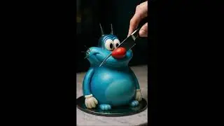 Satisfying Oggy Cake Cutting ASMR 🍰 | Perfect Clean Slice | Viral Shorts