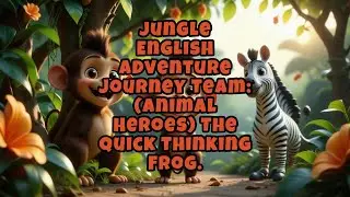Jungle English Adventure Journey Team: (Animal Heroes) The Quick Thinking Frog