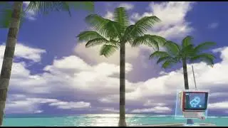 11 HOURS of Ethereal Tropical Bliss 🌴 Frutiger Aero / Dreamcore Ambient Mix for Study and Relaxation