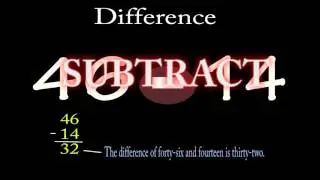 Difference Definition (Subtraction)