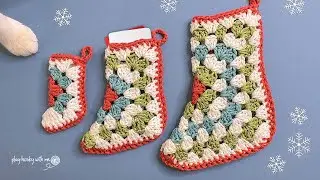 How to Make a Granny Stocking in ANY Size (Perfect for Gift Cards!)  🤩🎄