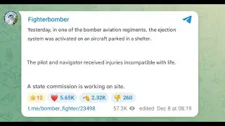 Two Russian Pilots Fatally Injured After Su-34 Ejector Seat Goes Off In Hanger