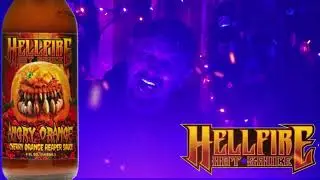 ANGRY ORANGE CAROLINA REAPER HOT SAUCE BY WWW.HELLFIREHOTSAUCE.COM 