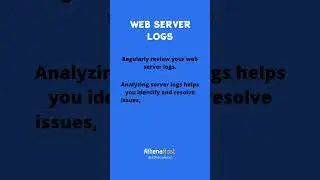 Regularly review your web server logs.