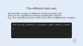From Data to Hamiltonian: HQS NMR Parameters Database (Free Cloud Access)