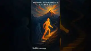 Erfolg ist nicht das, was du verfolgst. Er ist das, was du wirst