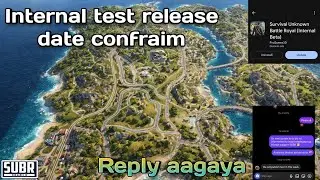 Internal test release date confraim😁 and Reply aagaya 🔥 white star SUBR||