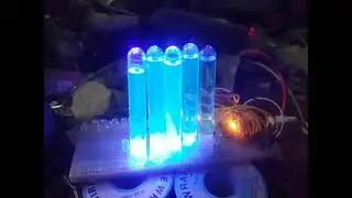 UV led MSGEQ7 test tube Vu meter