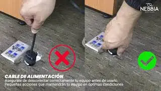 💨✅ CONSEJOS PARA CUIDAR TU GENERADOR DESINFECTANTE | NEBBIA ITALY | NEBBIA SANIFICARE 💨✅
