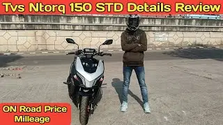 New TVS Ntorq 150 Base Model Details Review || On Road Price || New Feature Mileage || Top Speed 