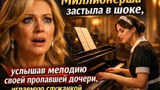 Миллионерша застыла в шоке, услышав мелодию своей пропавшей дочери, играемую служанкой
