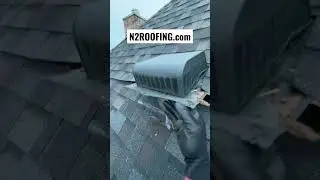 ￼ A beautiful home in Lucas, Texas with the wrong dryer vent on the roof  ￼#steep #rooftop