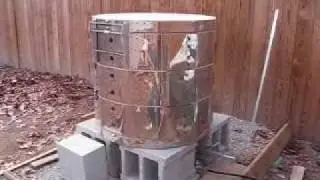 Conversion of old electric kiln to downdraft gas part 2