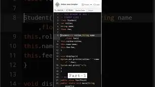 This Keyword in Java Language|This Keyword code Example|Java code 