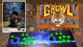 Growl - Taito - Arcade de 1990 - Gameplay 🕹️