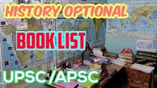 UPSC//APSC HISTORY OPTIONAL SUBJECT BOOKLIST FOR BEGINNERS