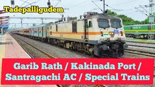 Garib Rath and Special Trains at Tadepalligudem...!