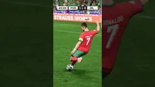 Cristiano Ronaldo&rsquo;s goal vs Ireland recreated! 🇵🇹🐐 #eafc #eafc24 #fc24 #fut #football #shorts