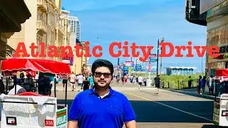 Cruising through Atlantic City🇺🇸Casinos & Coastline! #trending #travel #america #atlanticcity