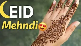 🌙 Eid Special Back Hand Mehndi Design | Simple & Beautiful Arabic Style