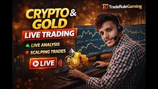 🔴 Crypto & Gold Live Trading | Live Market Analysis & Scalping