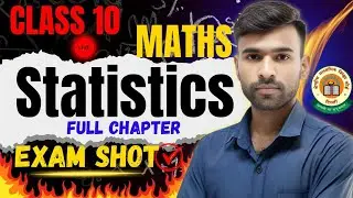 🔴 EXAM SHOT✅Class 10 Maths Statistics (Full Chapter) @abhyasbrain PYQs. Most Important questions