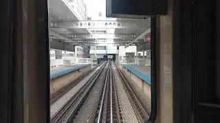 CTA PINK LINE EL TRAIN 54TH CERMAK TO LOOP