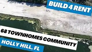 68 Premium Townhomes Development In Holly Hill, FL (Volusia County) - [Build 4 Rent]