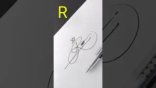 Letter R Unique Signature Design | Professional Signature Idea