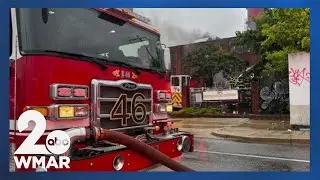 Tuesday morning Baltimore warehouse fire update