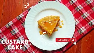 No oven, no tension  ঘরে বানানো custard cake Custard Cake Recipe at home| Cake Recipe Bong Cookbook