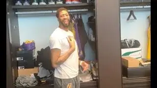 LeBron James Surprises Anthony Davis Sings Happy Birthday To him In Locker Room