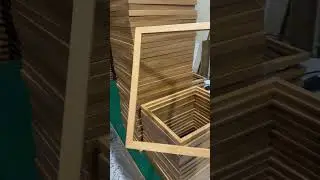 Solid wood frame