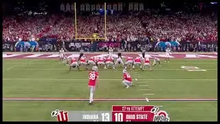 Ohio State Kicker MISSES 27 YARD FIELD GOAL TO Tie The Game Up | Ohio State Vs Indiana