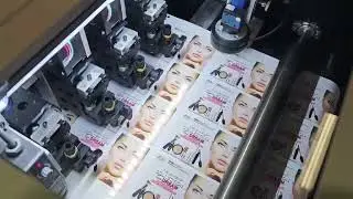 ARROW EZCUT350R Digital Roll to Roll Label Cutting machine, web guide, laminating, matrix, slitting.