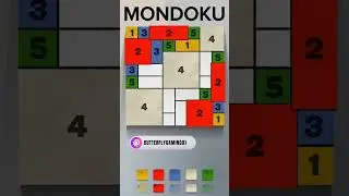 Mondoku Number Logic Puzzle Game #shorts