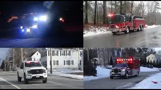 Fire Trucks, Ambulances, and Police Cars Responding Compilation | December 2025