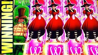 WINNING!! 4 WITCH WILD REELS!!★ MUNCHKINLAND 😍 $6 MAX BET SLOT MACHINE (SG GAMING)