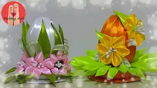 DIY Tutoria uovo di pasqua polistirolo decorato - Polystyrene Easter egg decorated